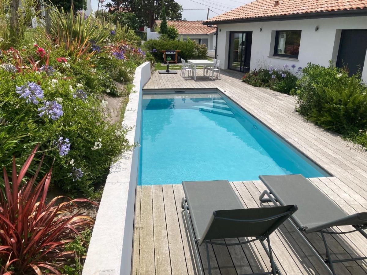 Maison 4 étoiles avec piscine vue sur mer et plage à pied Saint-Jean-de-Luz Extérieur photo